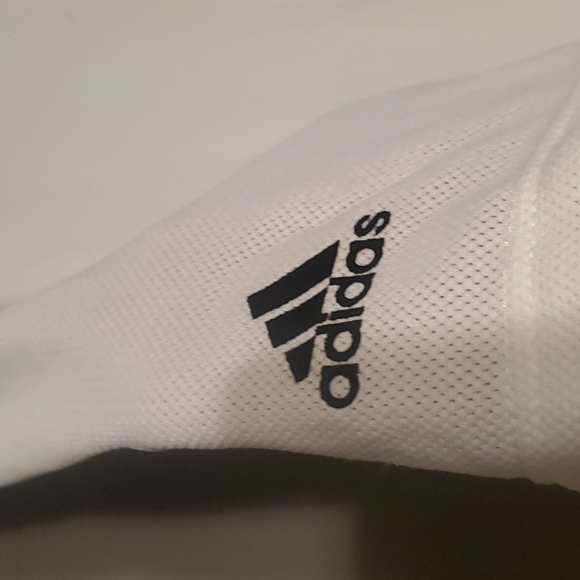 ADIDAS WHITE 4X WHITE MESH SHORT SLEEVE CROP TOP - Picture 3 of 8